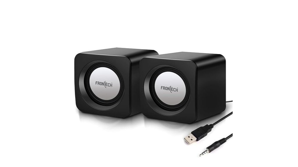 frontech usb aux multimedia speakers
