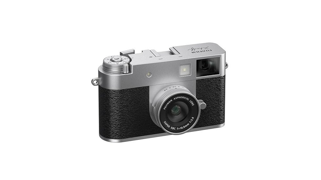 fujifilm x100v silver compact camera