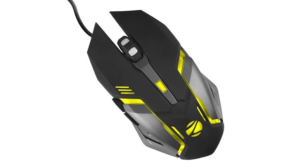 gold plated rgb gaming mouse