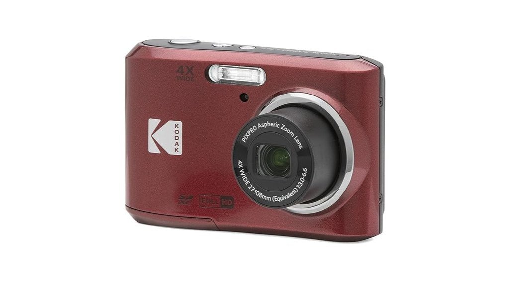 red 16mp 4x optical zoom