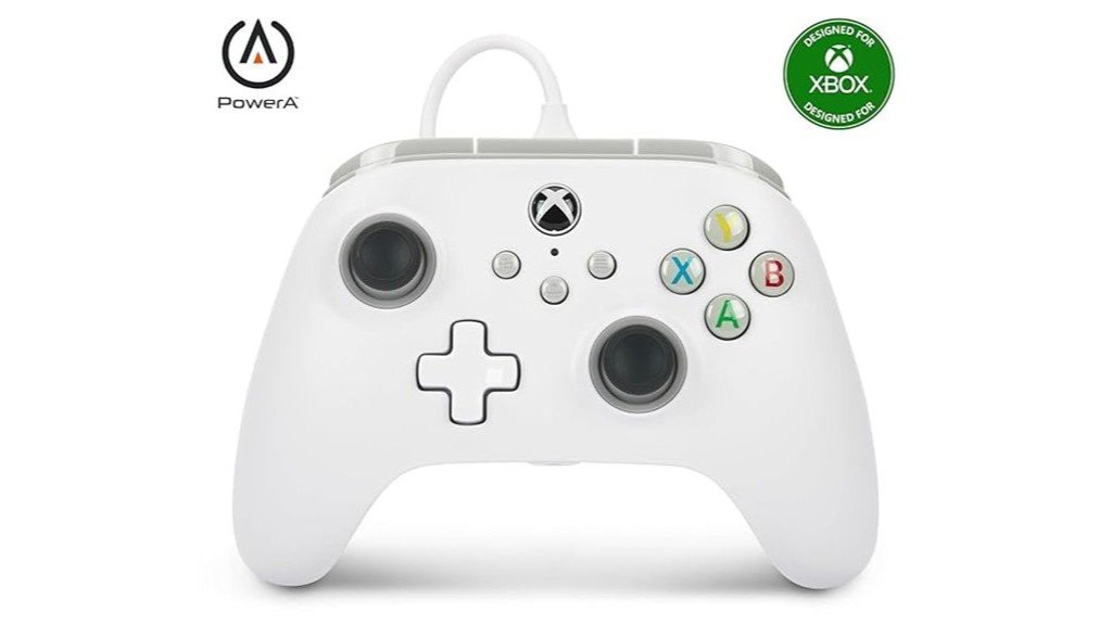 white powera wired controller