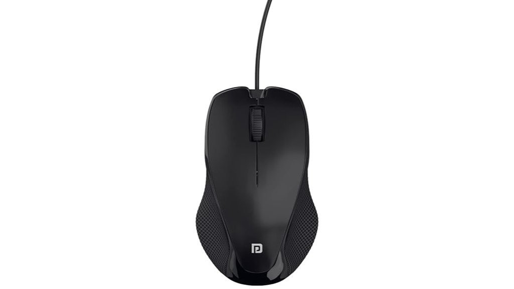 wired 1200 dpi optical mouse