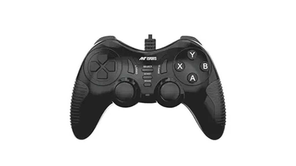 wired dual vibration turbo gamepad